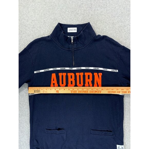Auburn Tigers 1/4 Zip Campus Sweatshirt (Women's‎ Small) Blue - Picture 7 of 11
